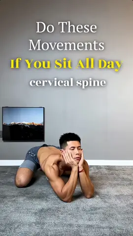 Do These Movements If You Sit All Day (Cervical Spine Relief) #perchoi #perchoifitness #Fitness #fitnessmotivation #exerciseathome #wellness #healthy #healing #tips #fyp #foryou