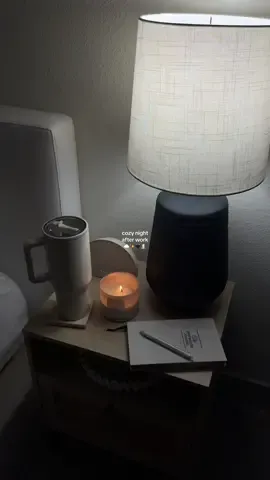 cozy night after work☁️✨🖤🕯️ #cozynight #cozynightroutine #nightroutine #nighttimeroutine #cozyvibes #routines #afterworkroutine @Bath & Body Works @laneige_us @Sol de Janeiro @Eminence Organics @onequince @aerie @SheaMoisture @HYDROJUG @pinterest 