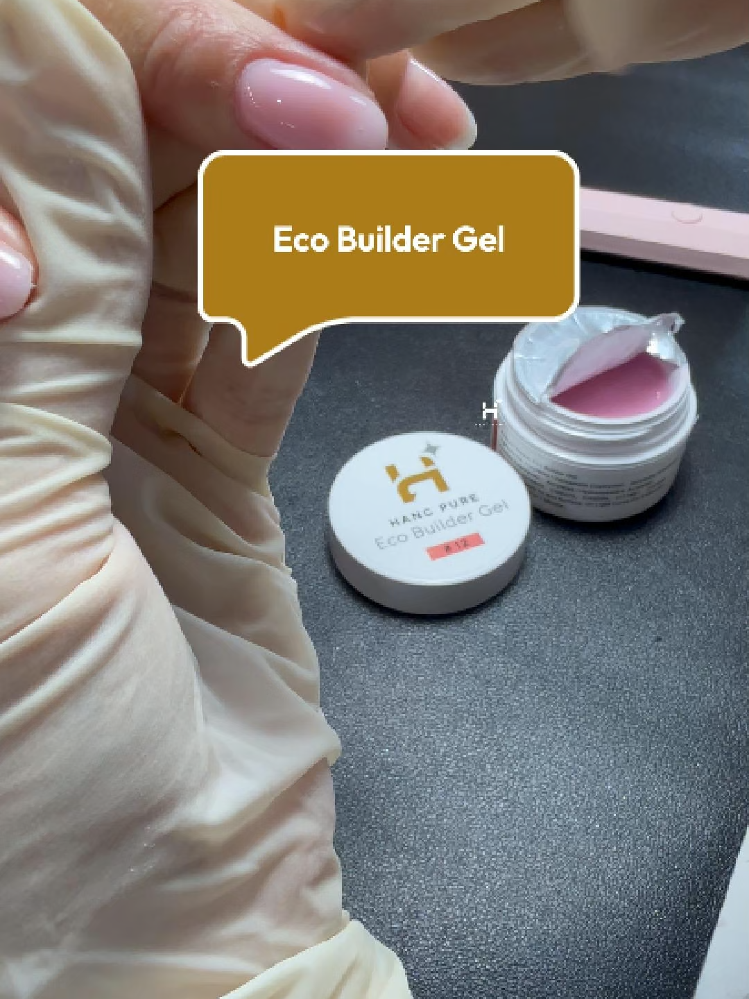 Convenient builder gel – open and use right away 💅 Used: Eco Builder Gel from @hangnailproduct Don’t forget to use code HANGPURE when shopping! #hangpure #hangnail #hangnailproduct #buildergel #nailtips #easynails #nailtok #nailtechtools #gelnails