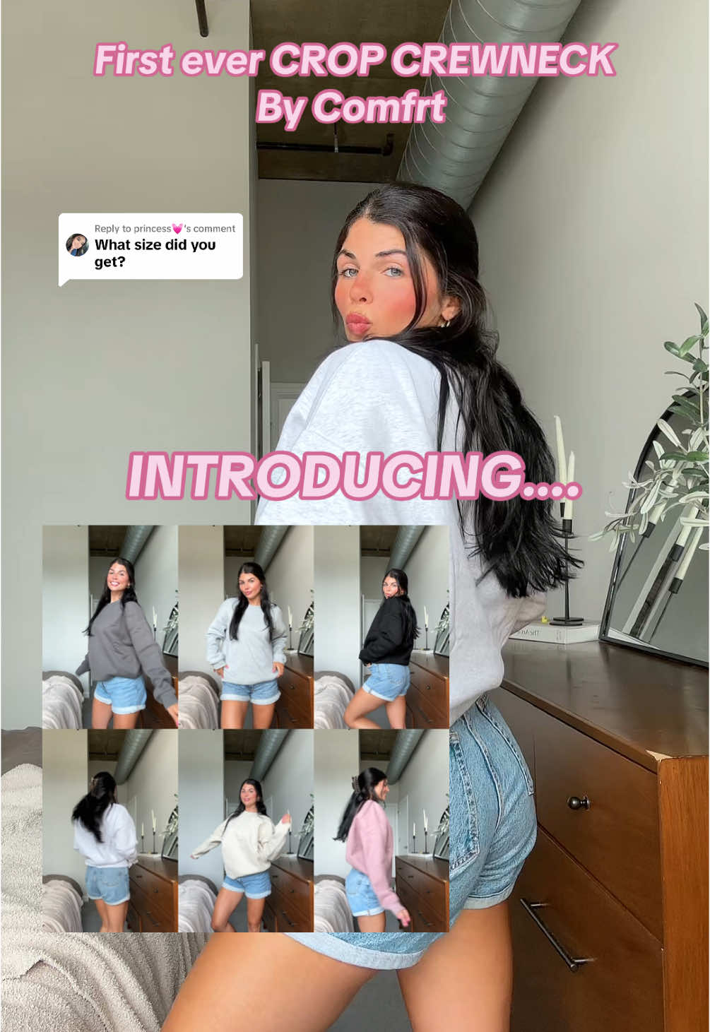 Replying to @princess💓 my new fav 😍 can’t wait for fall!! @Comfrt 