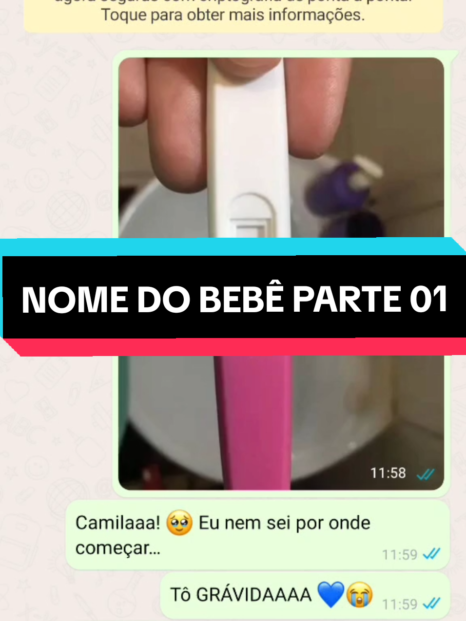 Cunhada engravida só pra competir… e ainda copia o nome do bebê 😱💣#TretaDeCunhadas #NomeCopiado #GravidezPorInveja #WhatsAppStory #TretaEmFamília #NomeDoBebê #GabrielDeNovo #CunhadaRecalcada #ConversaPolêmica #HistóriaDeZap 