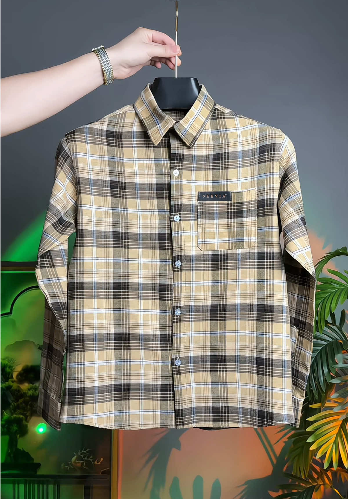 Áo Sơ Mi Flannel Logo Túi ngực Kẻ Caro Dài Tay Nam Nữ Thơi Trang Trẻ Trung Chất Cotton #aosomi #aosominam #aosomikesoc #thoitrangnam #phoidonam #xuhuong 