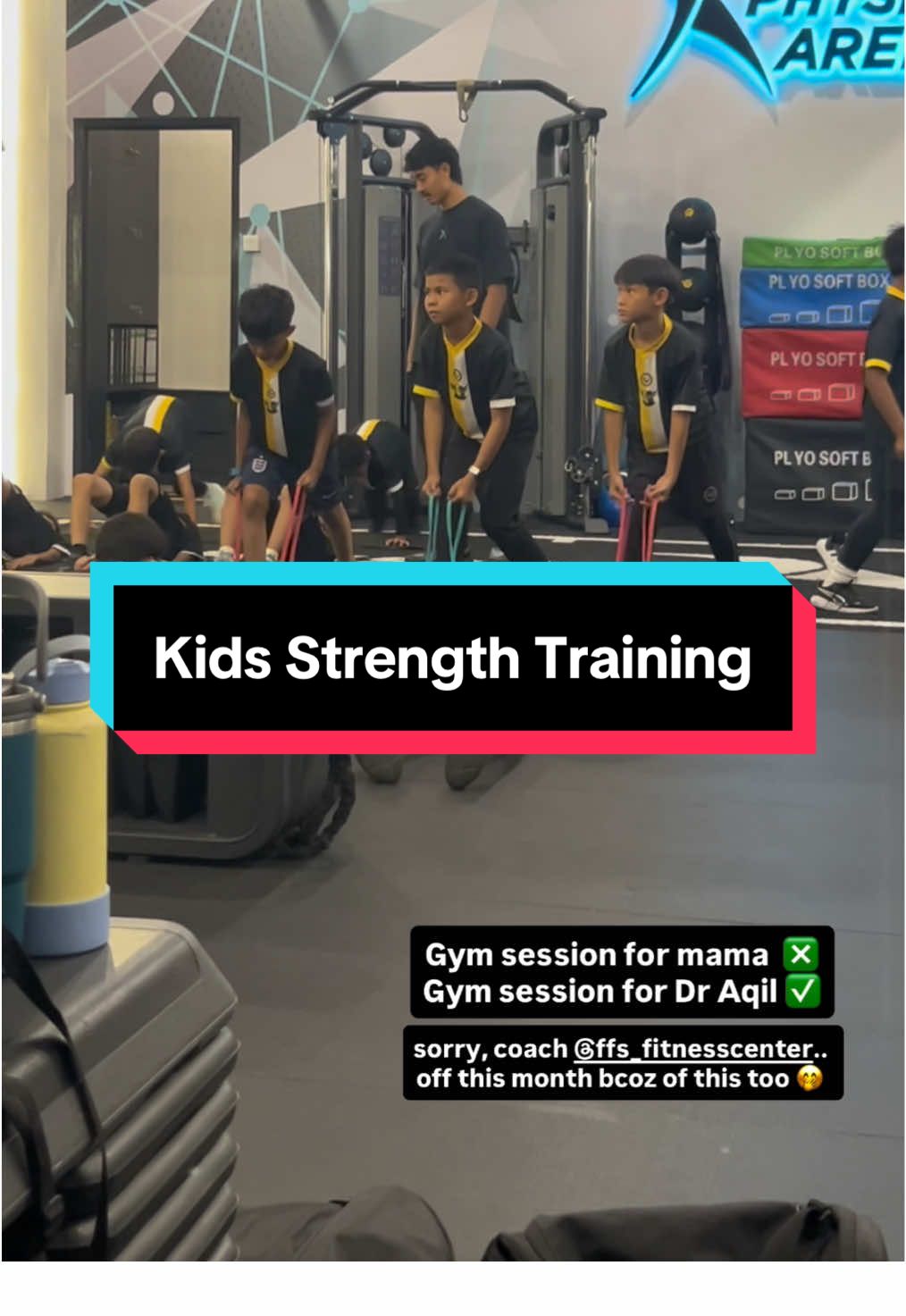 His most wanted training day is => gym session! #sass #saunited #saunitedsoccerschool #strength #strengthtraining #fit #Fitness #fitnessmotivation #kidsfitness 