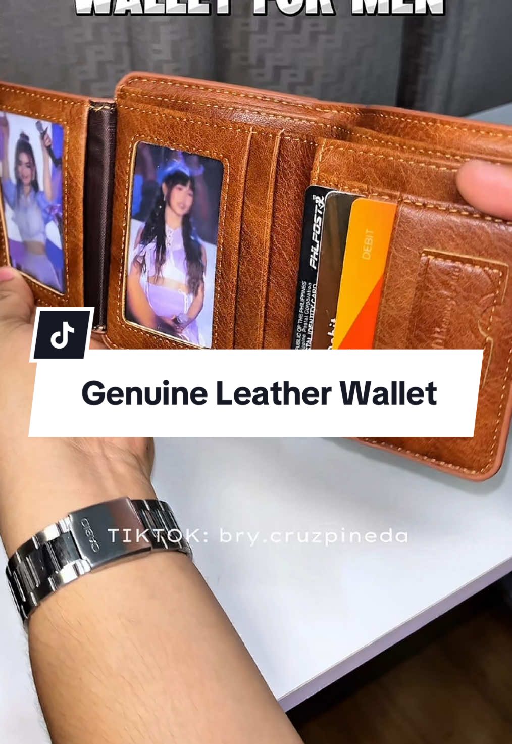 Replying to @julieta Check out na po hehe  GENUINE LEATHER WALLET #genuineleatherwallet #genuineleather #leatherwallet #wallet #walletformen #menswallet #leatherwalletformen #walletrecommendation #mensfashion 