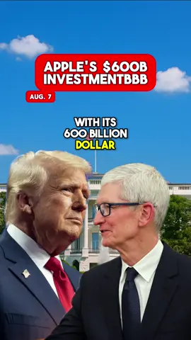 Here’s what Apple actually planning with their $600B investment in the US. And this comes right as Trump put a 100% tariff on semiconductor chips. 
