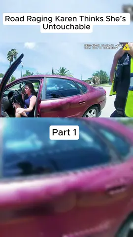 Road Raging Karen Thinks She’s Untouchable