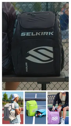 You’ve seen them at the court, now get yours! 🎒 Selkirk’s pickleball bags have game-changing details from hanging fence clips to paddle pouches. Choose your color and carry all your essentials to and from the court. 👌