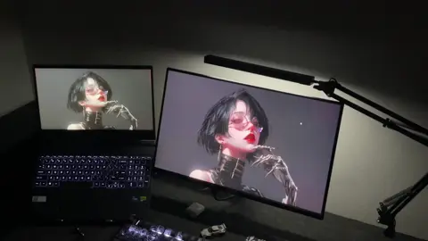 The night #laptopgaming #dream #setup #hpvictus #fyp #gaming #xuhuong #black 