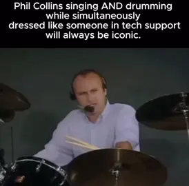 😅😂 Can’t beat it #philcollins #intheairtonight #live #music #drumming #singing #drums #gretsch #concert #90s #80s #1990 #genesis #rock 
