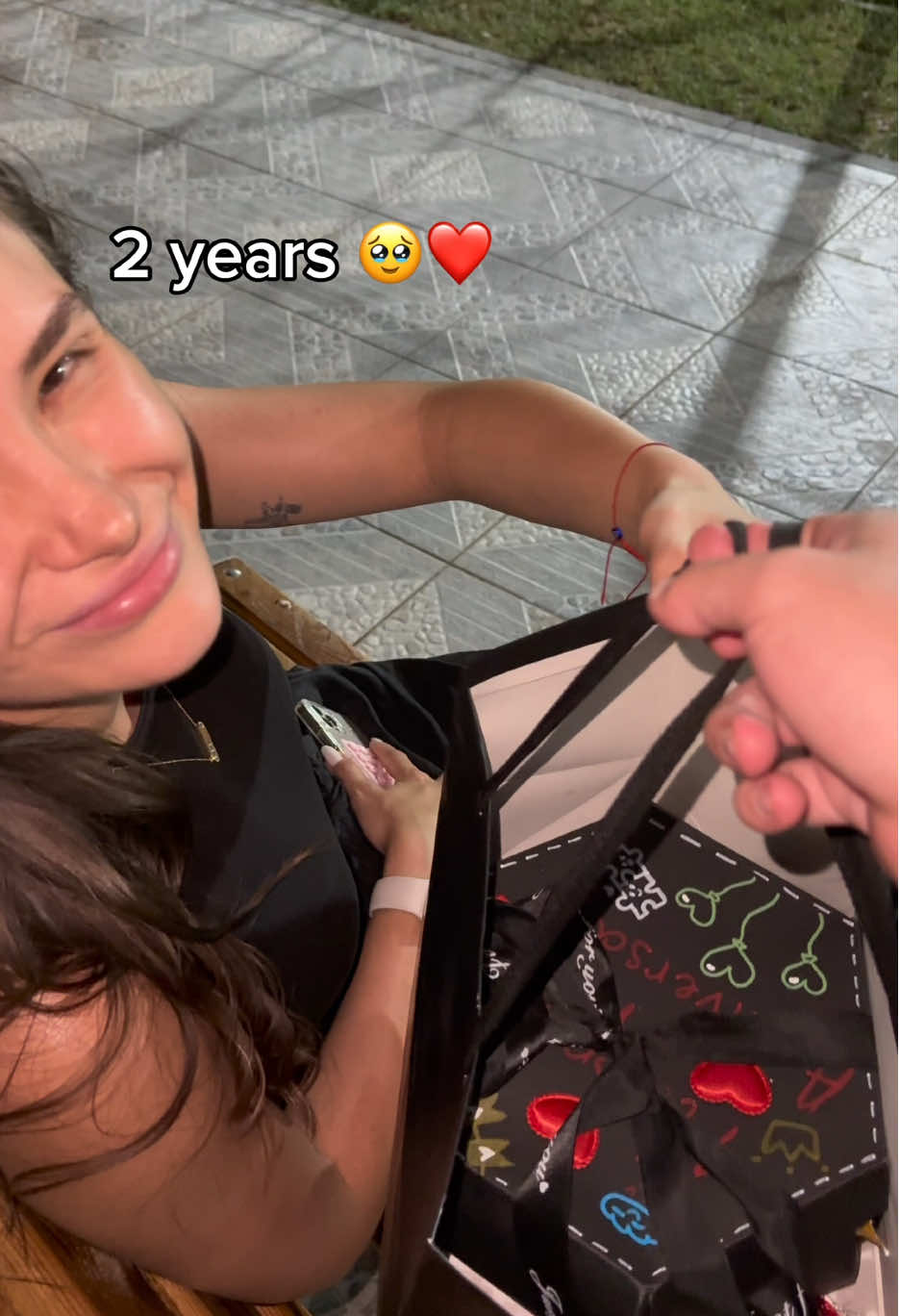 She literally cried!! 😭😭 