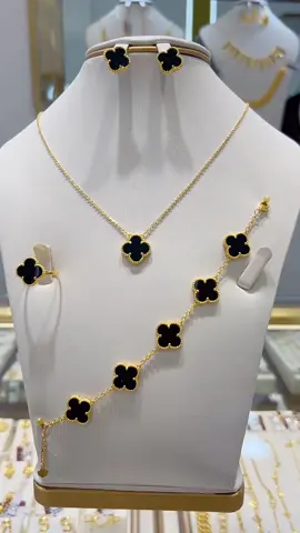 BỘ 4 LÁ VÀNG TÂY 10K 🍀MAY MẮN