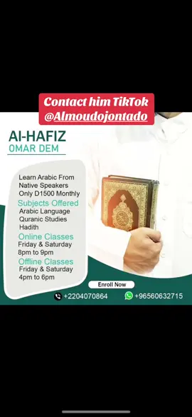 Quranic classes available both online and offline please contact him @Almoudojontado @Bahpullo 🇬🇲 🇬🇧 #forypupage #gambian_tiktok🇬🇲🇬🇲 #AfricanFood #senegalaise_tik_tok🇸🇳 #CapCut 