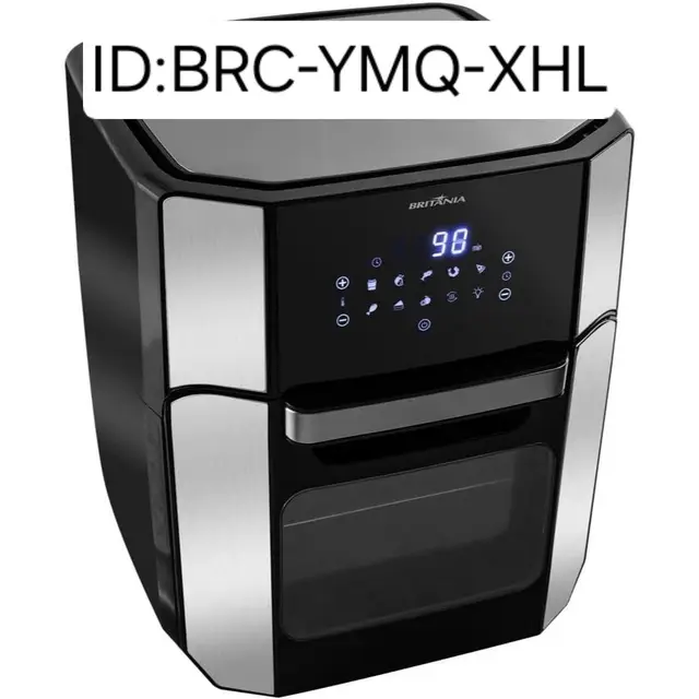 Dê uma olhada em Fritadeira Air Fryer Oven 12 Litros Forno Digital Britânia Bfr2100p Preto