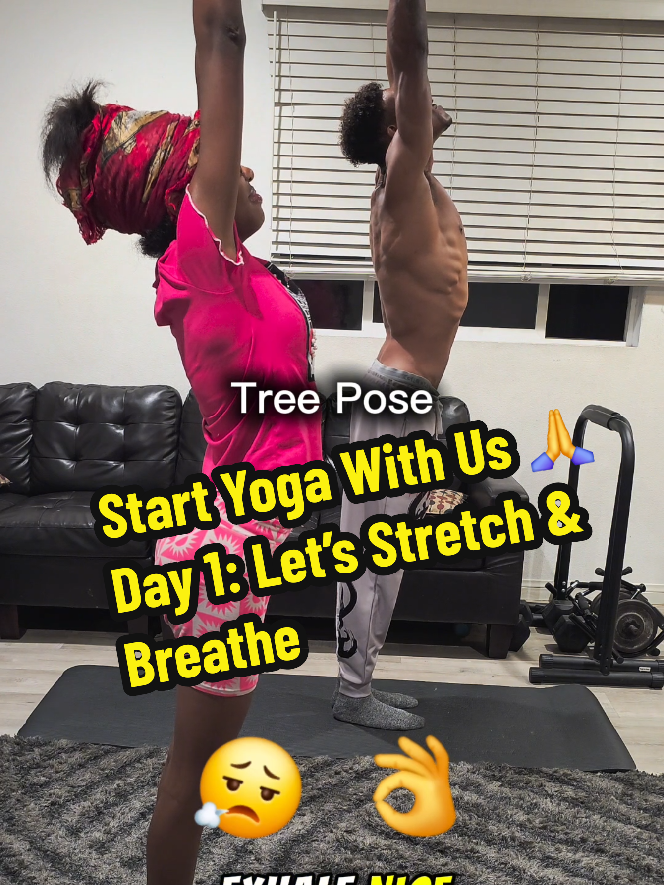 Yoga isn’t just poses — it’s presence. My daughter and I are starting this beginner yoga series to slow down, breathe deeper, and build strength from the inside out. Join us — one pose at a time. 🙏🏽💫 🔥 Hashtags: #timerevealsfitness #beginnergyoga #familyyoga #dadanddaughter #flexibilityjourney #movementheals #yogaforbeginners #fitparenting #slowdown #breathandbalance #mindfulmovement #gentlefitness #stretchwithus 
