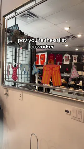 give your artist coworker a pat on the back we need it 🫶🏼 #fyppppppppppppppppppppppp #outfitsfredericton #thrift #frederictonnb #secondhandclothing 