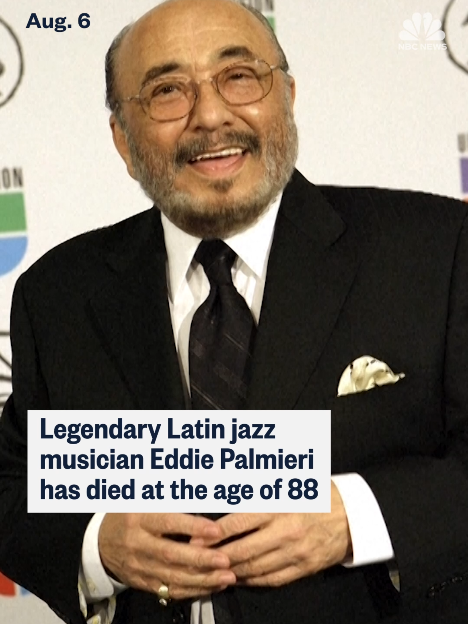 Eddie Palmieri, the avant-garde musician who was one of the most innovative artists of rumba and #Latin #jazz, has died. He was 88.
