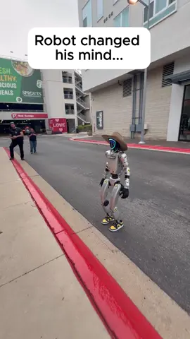 Rizzbot caught feelings, but then glitched out halfway! #robot #crush