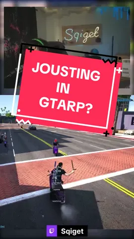 JOUSTING?? Mission accomplished! #tarp #rp #gtarp #twitch 