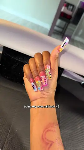 CLOCK ITTT 🌟😍#houstonnailtech #fypシ #thereallennaa #nailinspo #longnails 