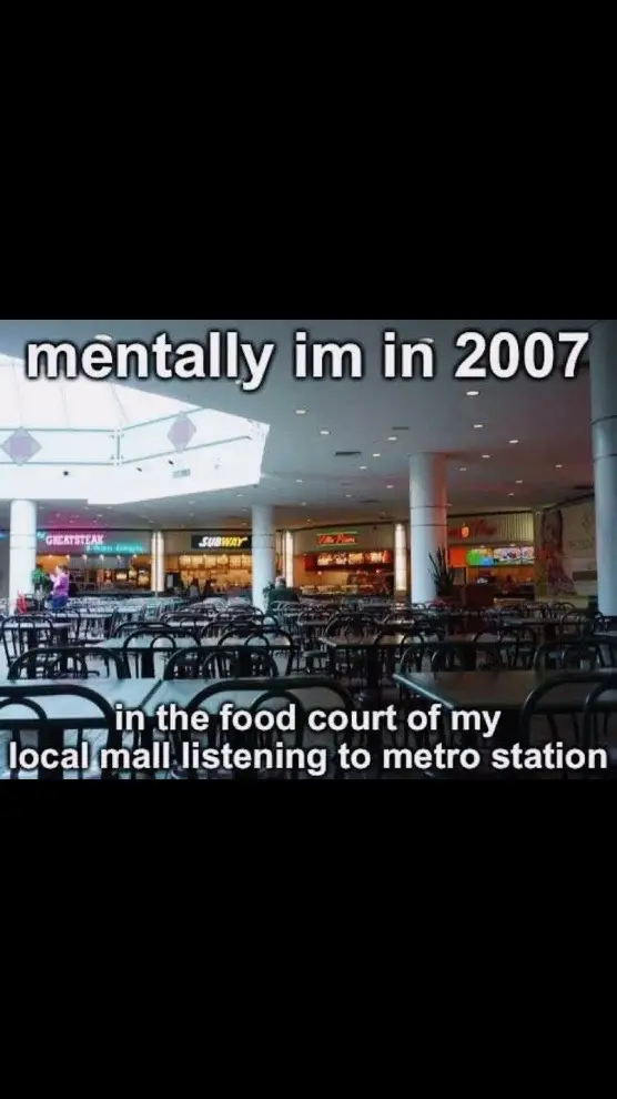 & I’d swim the ocean for you the ocean for you woaaahhh Kelsey 🗣️ #metrostation #early2000s #nostalgiacore #nostalgia #mall 