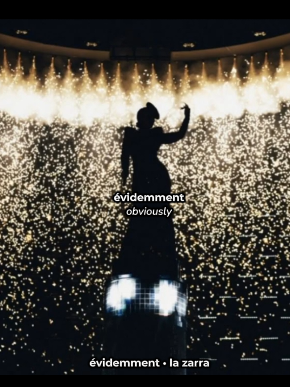 🪩évidemment by la zarra🪩 lyrics (translated) & aesthetic • france🇨🇵 [eurovision 2023] #eurovision #2023 #iconic #évidemment #edit  #lazarra #lyrics #aesthetic #winner #disco #viral #fyp 