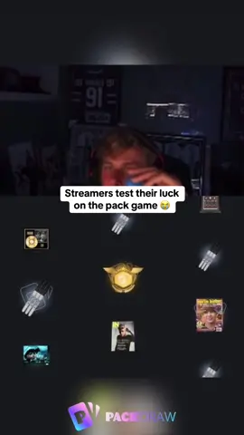 Streamers test their luck on the pack game 😭 #kickstreaming 