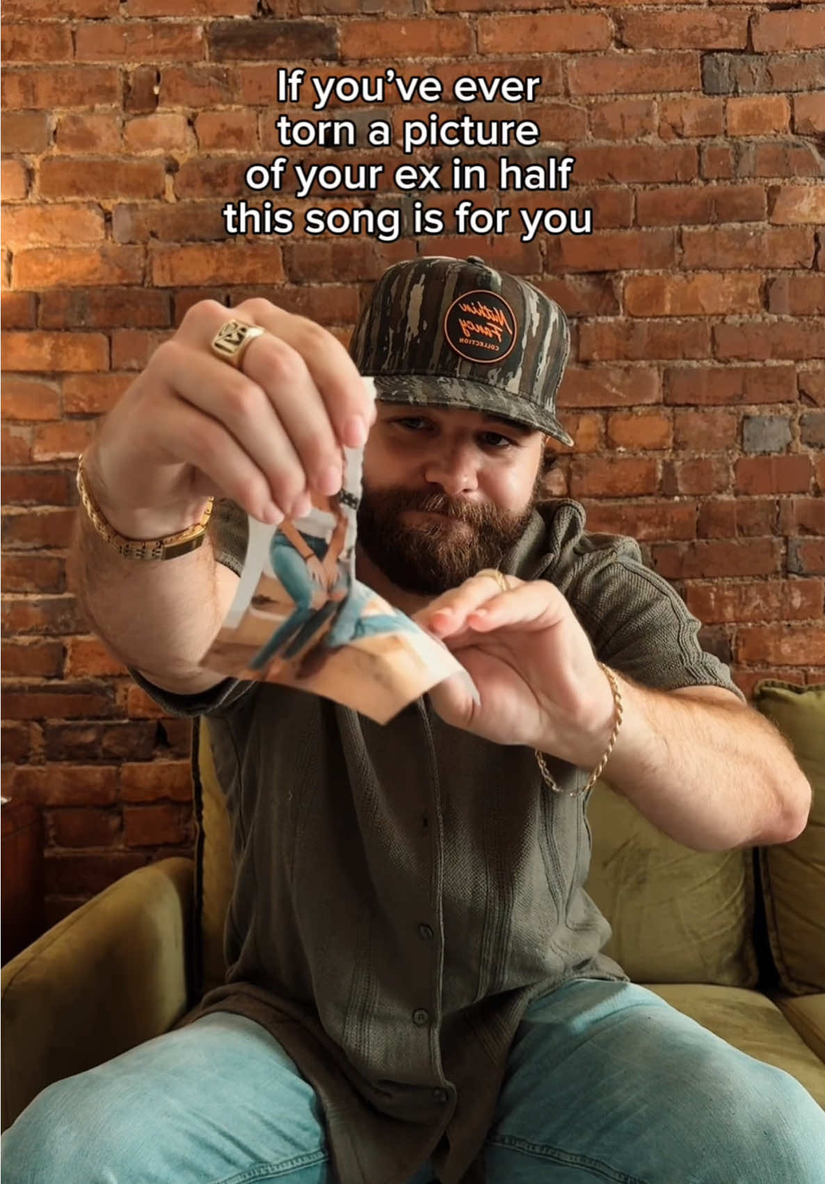 If you need any pictures torn in half I'm your guy #CountryMusic #Unreleased #MemoriesWeNeverMade 