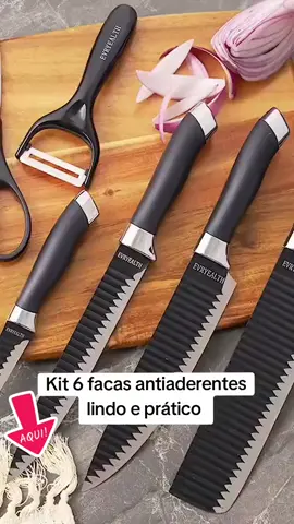 #tiktokshop #kit faca 6 peças esse kit de faca 6 peças é ideal para o seu churrasco