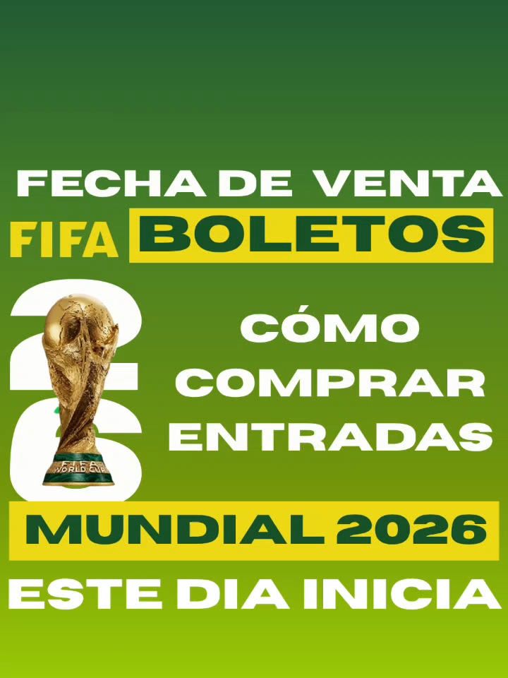 #fecha #oficial #venta #fifa #boletos #como #comprar #entradas #mundial #2026 #este #dia #inicia