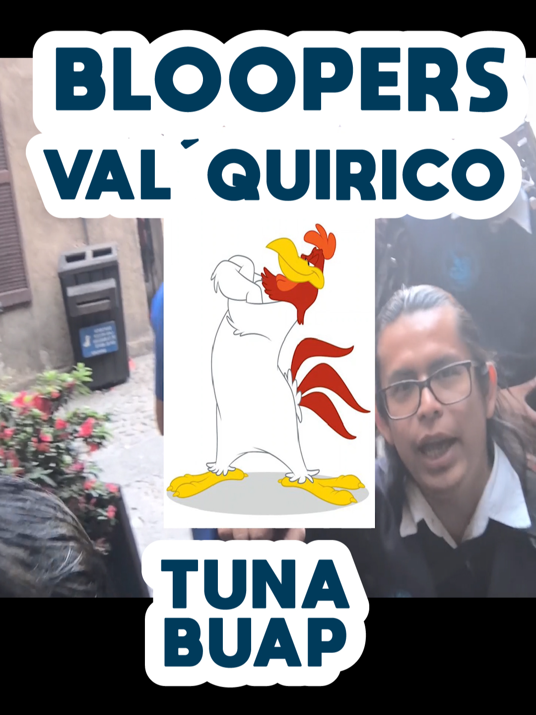 Bloopers de Val quirico - diviértete con estos pequeños momentos que vivimos en esta aventura, algunos momentos que no estaban en los videos o que salieron de imprevisto, siempre hay anécdotas, historias y cosas de que reírse, y en la TUNA BUAP no se hacen de esperar, GRACIAS a todos por seguir los videos, esperan más cositas nuevas que se vienen para el canal y para la agrupación, ¡AUPA TUNA BUAP!