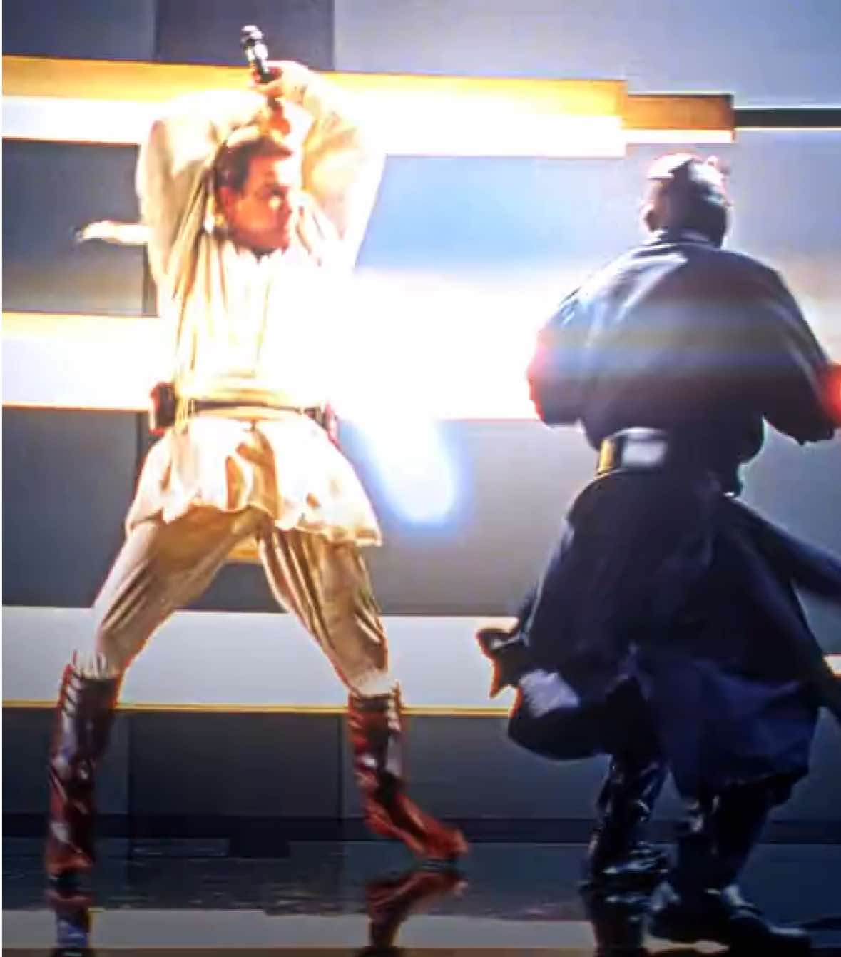 I couldn’t give up on this one #aftereffects #edit #starwars #obiwan #darthmaul #starwarsedit THIS IS FAKE, FAKE BODY, This is from a movie and is not real. The movie is the Phantom Menace, Star Wars Episode 1 in the prequels, the prequels are better by far