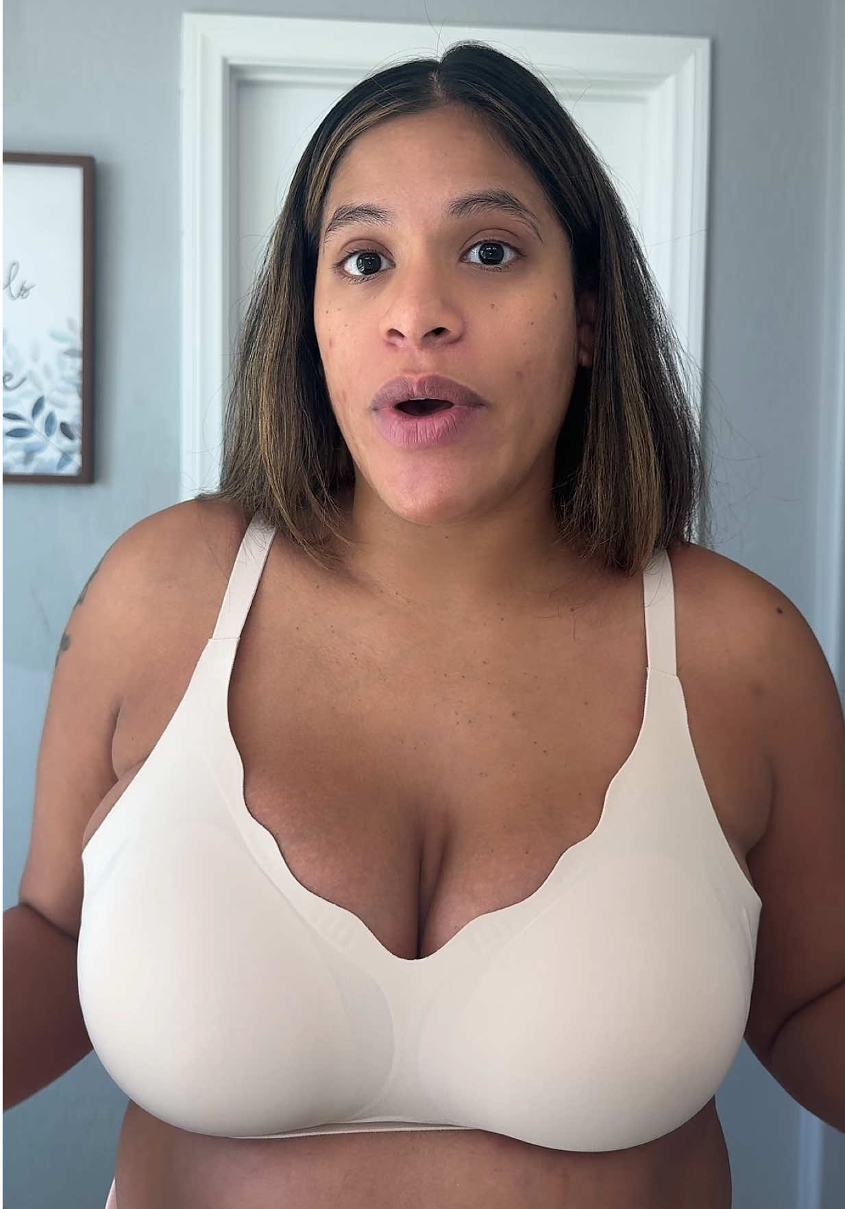 Seamless bra from @Hsia-Bras #seamlessbra #wirelessbra #hsiabra #bigchest 
