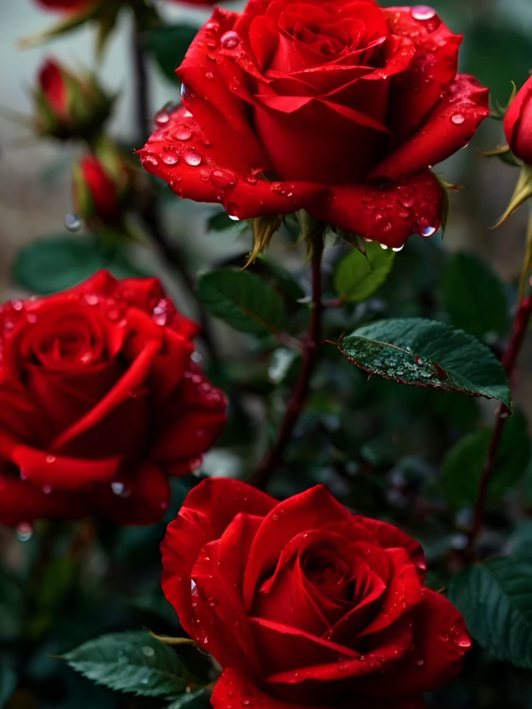 Dew-kissed roses #Roses #NatureLovers #FlowerPhotography #BeautyInNature #Love