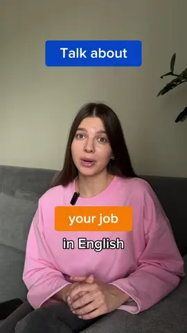 Talking about your job #jobs #english #responsible #learnenglish #ingles #teacher #grammar #fluent #한국 #영어공부 #ingilizceöğren #angielski #angličtina #تعلم_الانجليزية #تعلم_الانجليزية