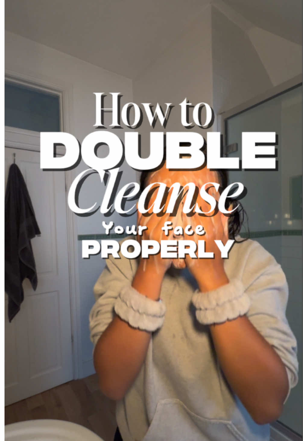 How to double cleanse PROPERLY @haruharu wonder #fypシ #skincare #skincareroutine #skincaretips #acne #acneproneskin #acneskincare #doublecleanse #doublecleansing 