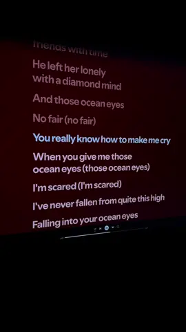 ocean eyes by Billie Eilish#oceaneyes#Billie#Eilish#billieeilish#music #song #lyrics #lyric #vibe #spotify #recomendation #fyp #elbruso #on 