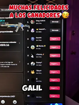 Muchas felicidades a los ganadores 🥳 #BloodStrike 