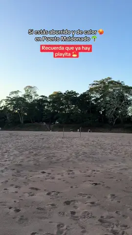 Temporada de playa en Puerto Maldonado 🏝️  #playa #domingo #fypp #vira #puertomaldonado #pt 