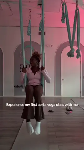 Just a girl🤷🏾‍♀️ #aerialyoga #thingstodomiami #miami #fyp 