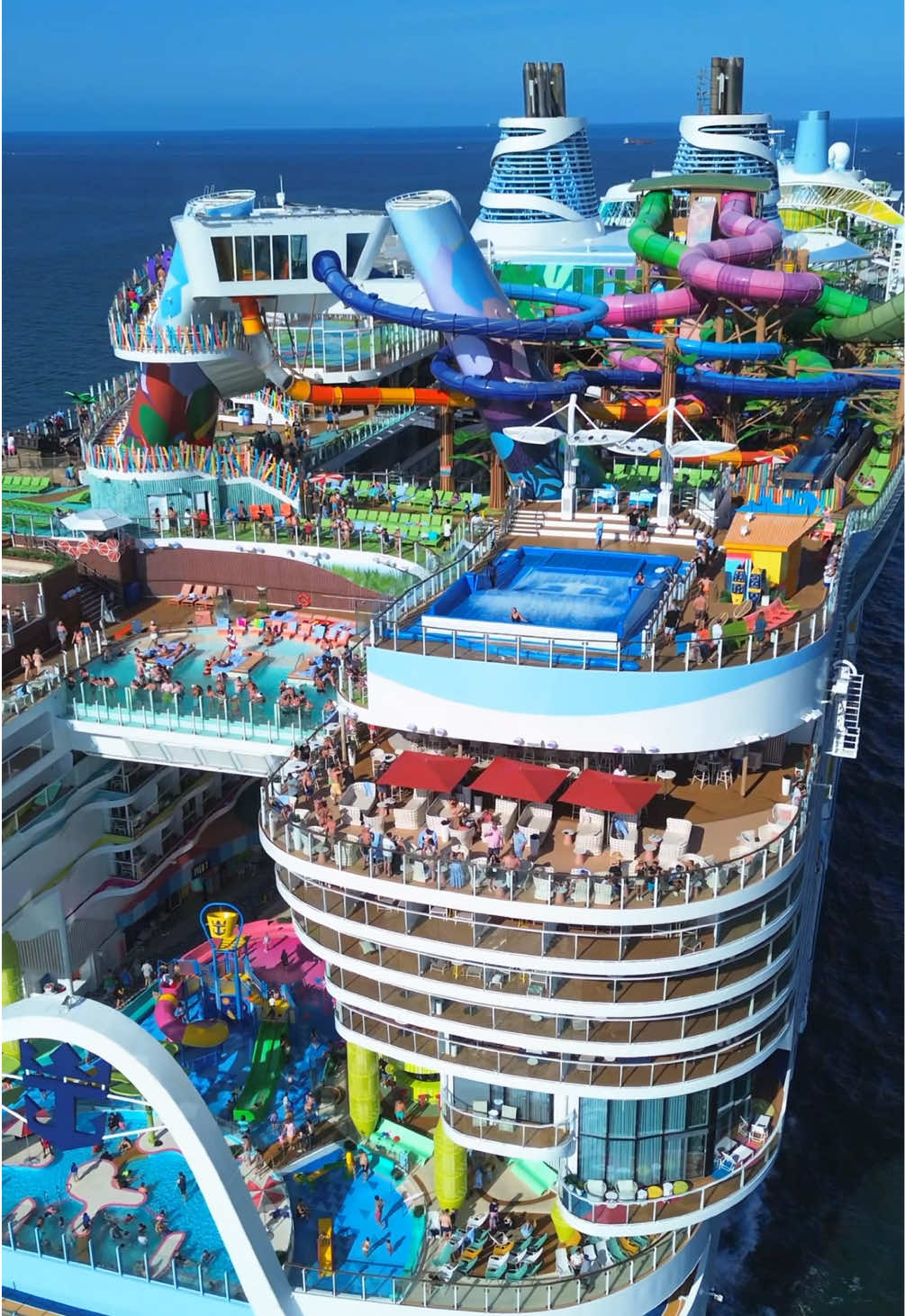 Every time Icon of the Seas sails out of Miami… jaw = dropped 😮‍💨 Royal Caribbean ships never disappoint. And if one Icon wasn't enough, the second Icon is almost home: Star of the Seas is about to shake the cruise industry all over again! #iconoftheseas #royalcaribbean #staroftheseas #cruise #cruisetok #miami #creatorsearchinsights @Royal Caribbean 