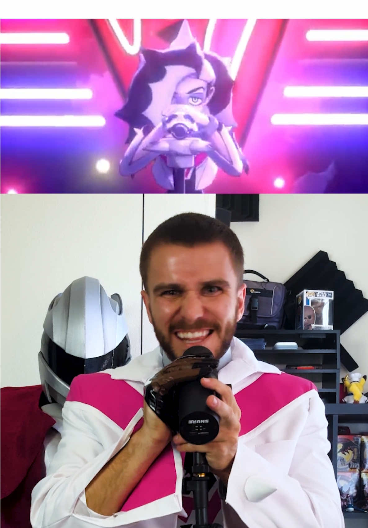I had to recreate the Team Yell concert scene in my Piers cosplay. Thanks at @mastiff for the cosplay! #pokemon #pokemontiktok #pokemoncommunity #galar #pokemonfan 