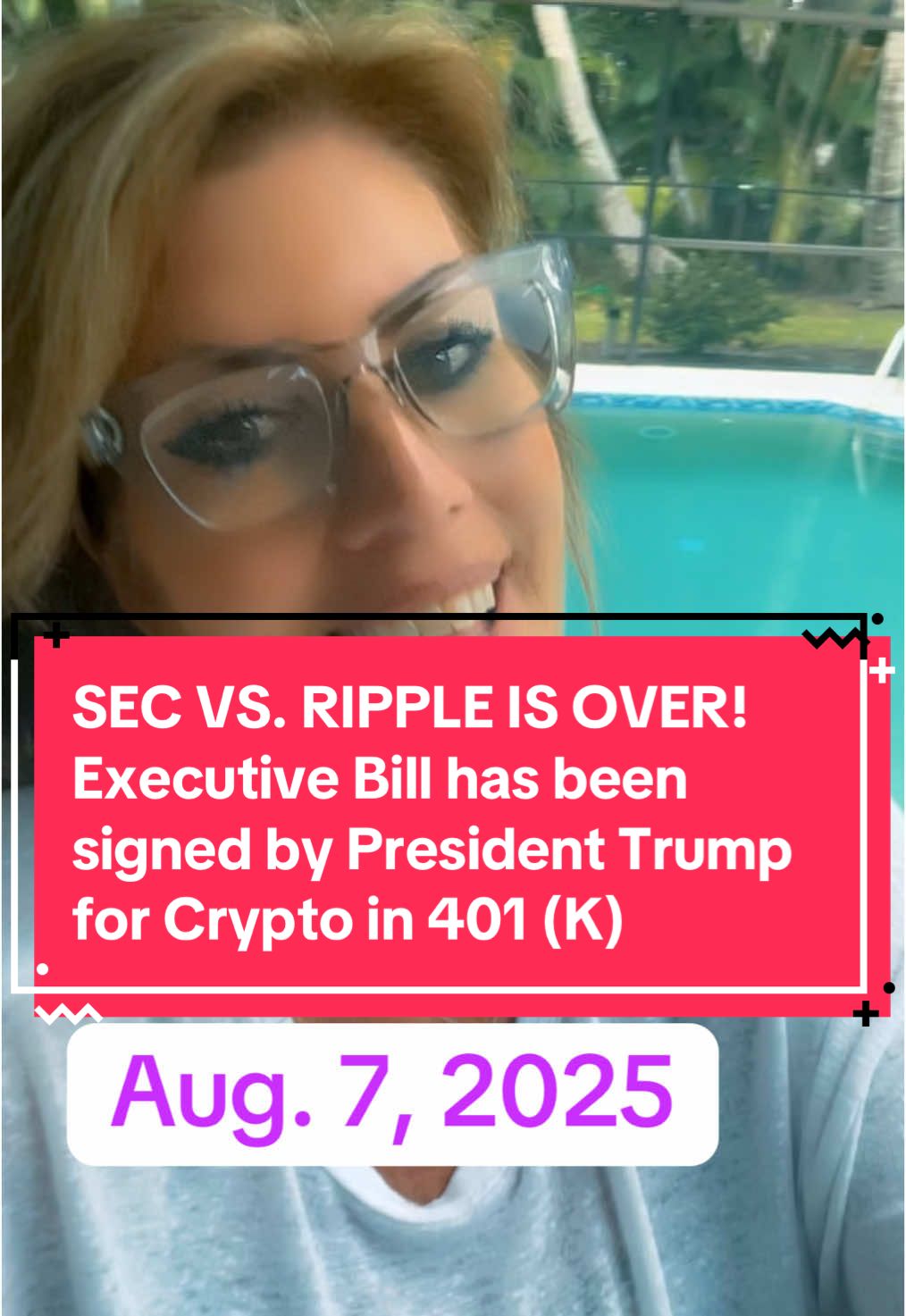 IT’S OVER! Sec vs. Ripple is officially over🙏🇺🇸🥰 President Trump signs executive order for cryptocurrency and the 401(k) @President Donald J Trump @Brad Garlinghouse #fyp #foryoupage #xrp #ripple #bitcoin #celebrate 