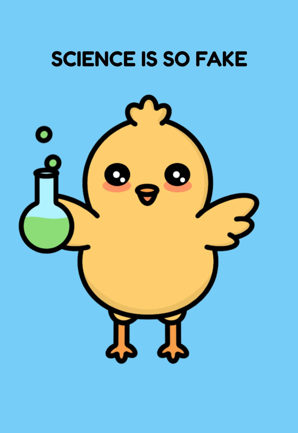 Science Is So Fake 🧪  #send #sendthis #sendit #message #friends #friendship #bestie #bff #cute #Love #wholesome #fluffy #family