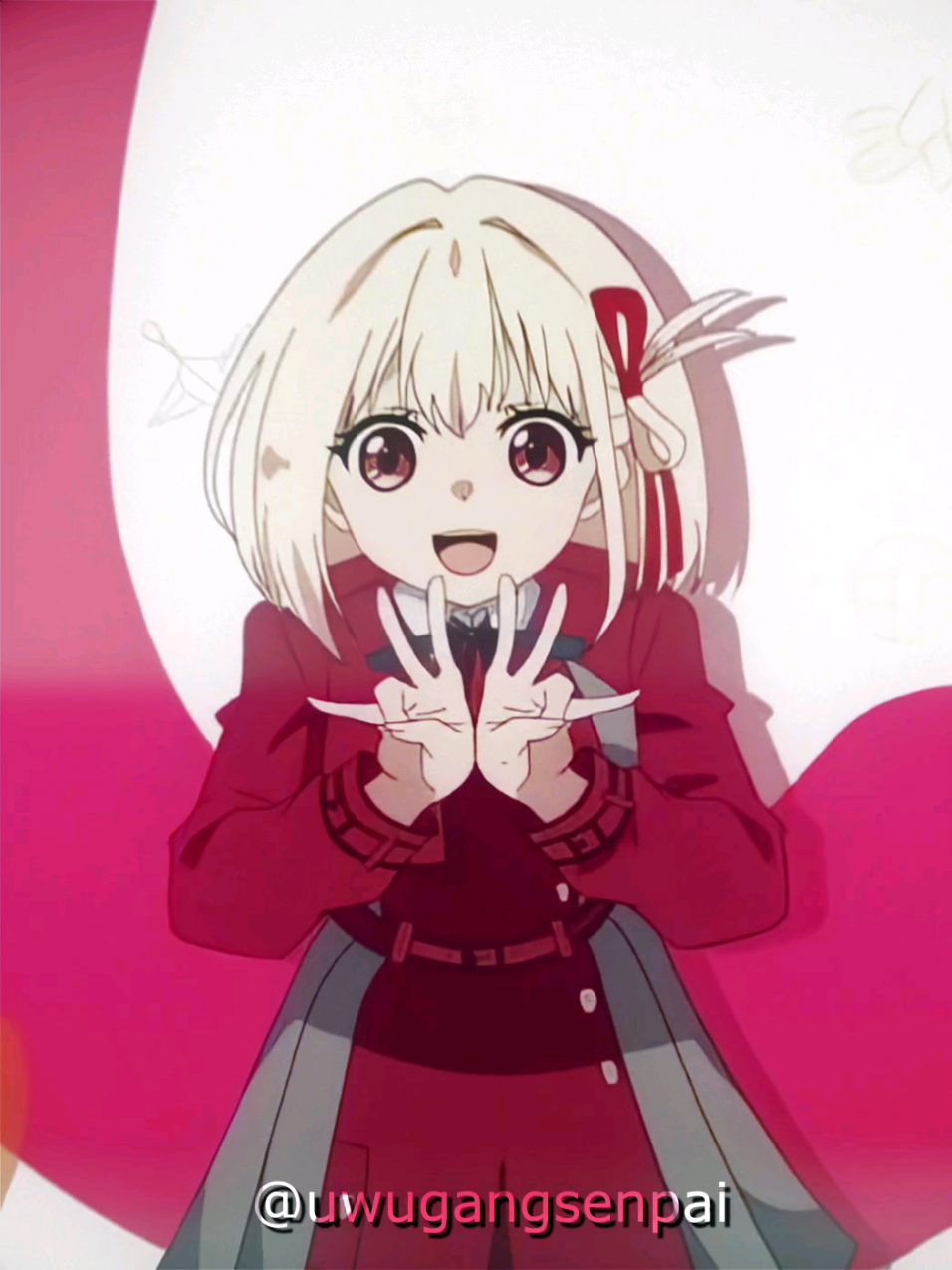 it's a weird one ><  - animation cr: @iva  - Sorry Iva, I don't know why I did that >< Let's say it's experimental  #Anime #lycorisrecoil #animationedit #ramensqd 