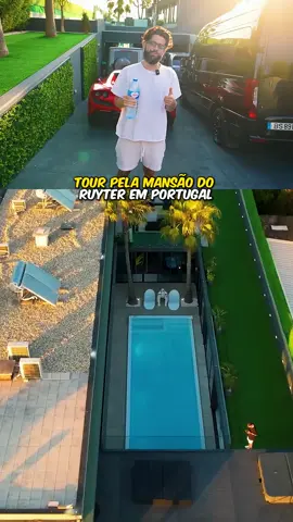 Tour pela mansão nova do Ruyter em Portugal #ruyter #portugal 
