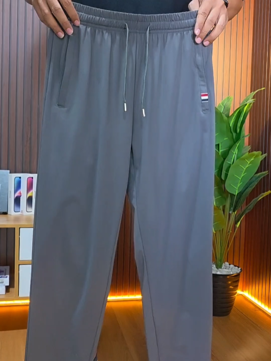 Celana training unisex celana olahraga bahan icy silk #celanaolahraga #celanatraining #celanapanjangunisex #celanaimport 