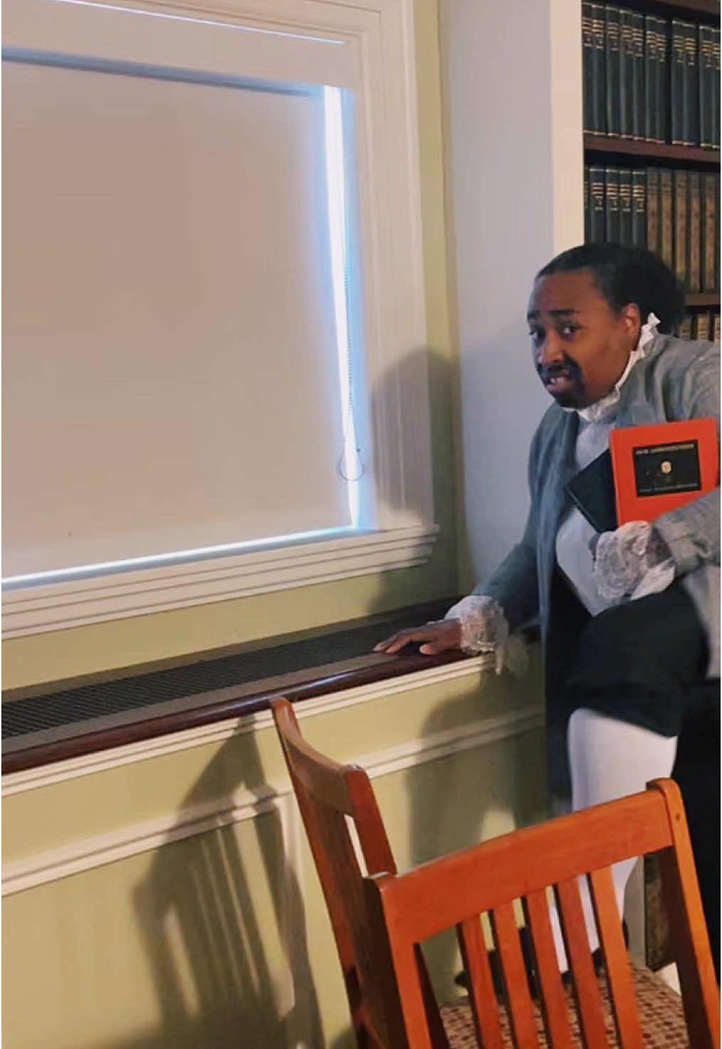 The Federalist Papers supported the writing of our Constitution… “John Jay got sick after writing 5, James Madison wrote 29, Hamilton wrote THE OTHER 51!” Learn more about Hamilton, the Federalist Papers, and the U.S. Constitution at your local library!  #hamilton#hamiltonelmiranda #b#bestofwivesandbestofwomenhamiltontiktok #fyp #librarytok #librarytiktok #miltonma #BookTok 