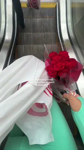 sometimes princess treatment is going the little extra mile for you 🫶🏽🥰👑 #targetrun #flowers #princesstreatment #passengerprincess 