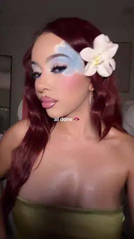 flower makeup tut 🌺 #kaliuchis #kaliuchistour #makeuptutorial 