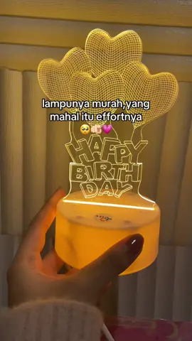 #kadoulangtahun #lampuaesthetic #gift #kadopacar #fypage 